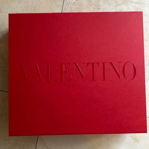 Valentino Garavani Magnetic Closure Flap Box with Logo Tissue Paper